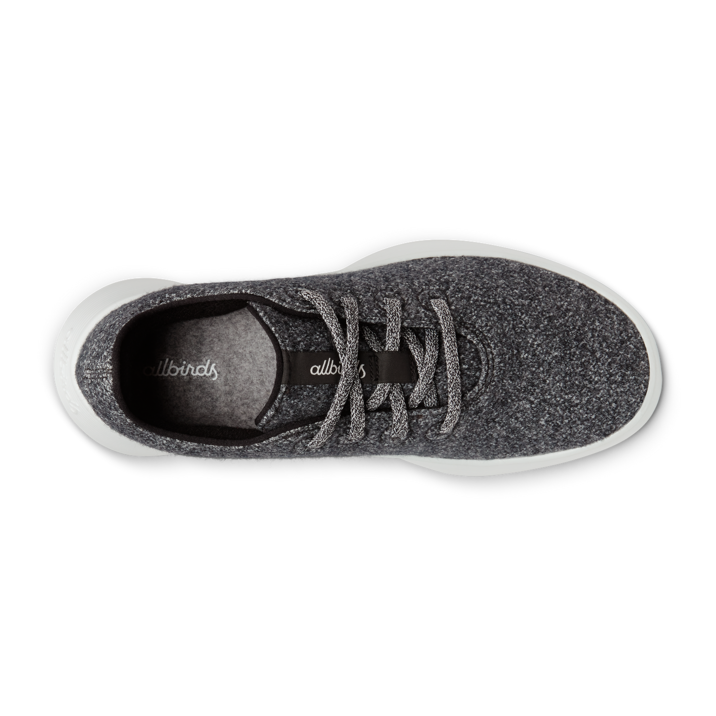 Women's Wool Runner Go - Dark Grey (Light Grey Sole)