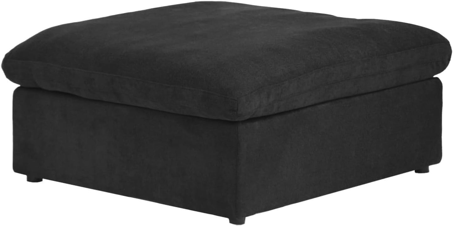 Modular Cloud Sectional Sofa, Love Seat Cloud Couch, Modern Comfy Sofas for Apartment Small Space, Covers Removable, Minimalist White Couch for Living Room