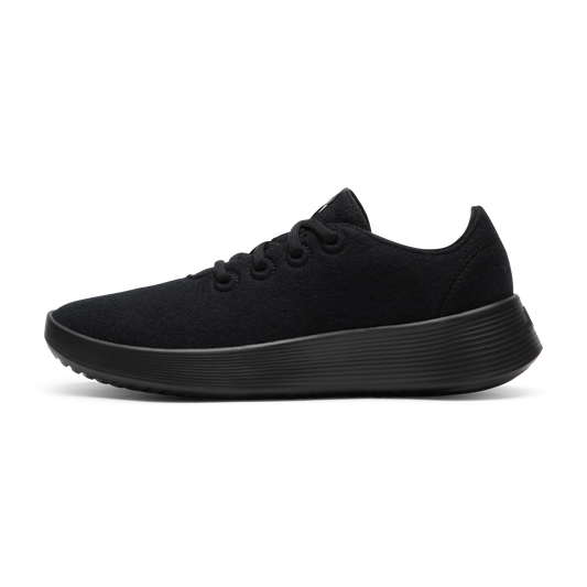 Women's Wool Runner Go - Natural Black (Natural Black Sole)