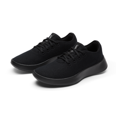 Women's Wool Runner Go - Natural Black (Natural Black Sole)