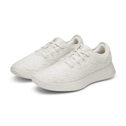 Men's Wool Runner Go - Fluff - Natural White (Natural White Sole)