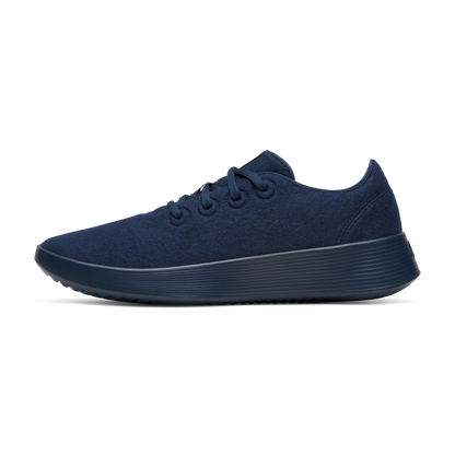 Women's Wool Runner Go - Deep Navy (True Navy Sole)