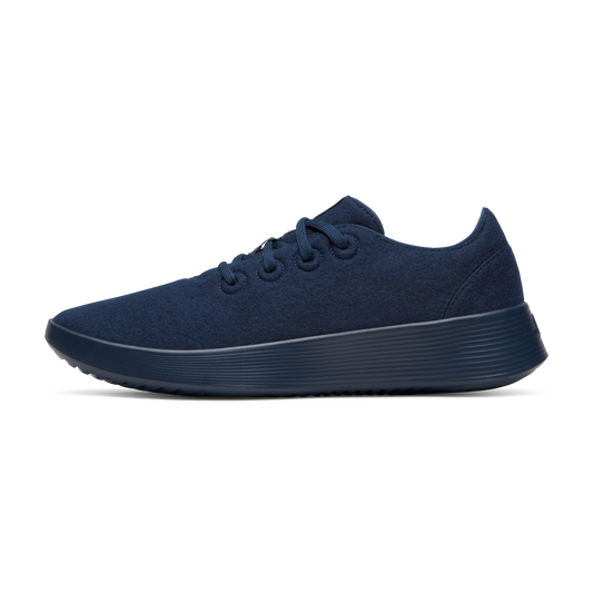 Women's Wool Runner Go - Deep Navy (True Navy Sole)