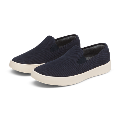 Men's Cruiser Slip On Corduroy - Dark Navy (Stony Cream Sole)