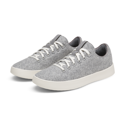 Men's Wool Cruiser - Light Grey (Natural White Sole)