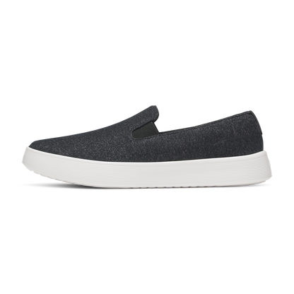 Men's Wool Cruiser Slip On - Natural Black (Blizzard Sole)