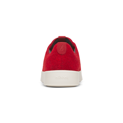 Men's Wool Cruiser - Poppy Red (Natural White Sole)
