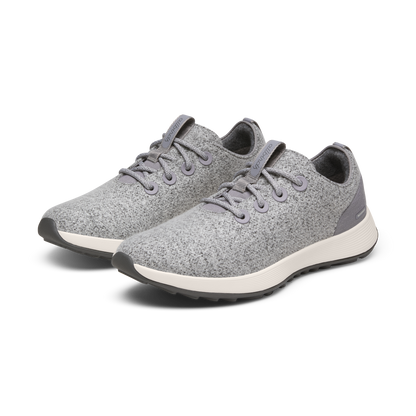 Women's Wool Runner NZ Waterproof - Medium Grey (Natural White Sole)