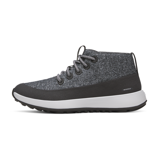 Women's Wool Runner NZ Mid Waterproof - Dark Grey (Light Grey Sole)