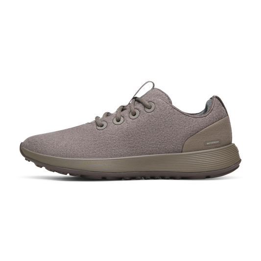 Men's Wool Runner NZ Waterproof - Weathered Brown (Weathered Brown Sole)