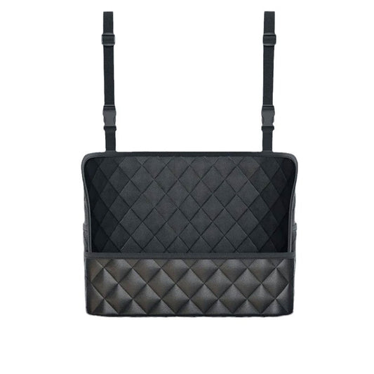 Car Armrest Organizer – Luxury Leather Hanging Storage Bag for Car Interior