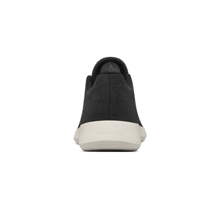 Women's Wool Runner - True Black (Cream Sole)