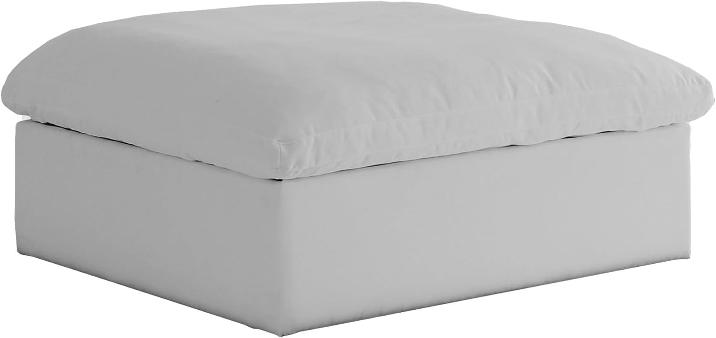 Modular Cloud Sectional Sofa, Love Seat Cloud Couch, Modern Comfy Sofas for Apartment Small Space, Covers Removable, Minimalist White Couch for Living Room