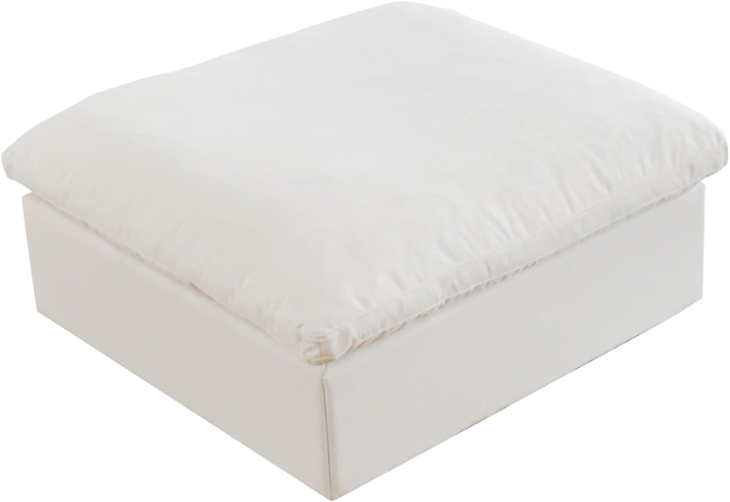 Modular Cloud Sectional Sofa, Love Seat Cloud Couch, Modern Comfy Sofas for Apartment Small Space, Covers Removable, Minimalist White Couch for Living Room